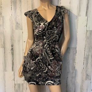#N31 small - Size 6 Lipsy Animal Print Dress